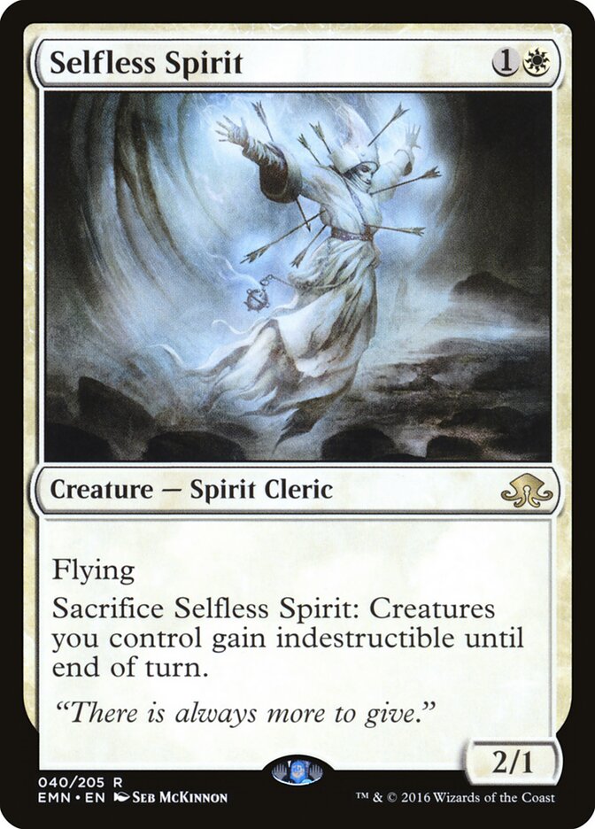 Selfless Spirit — Eldritch Moon 40/208