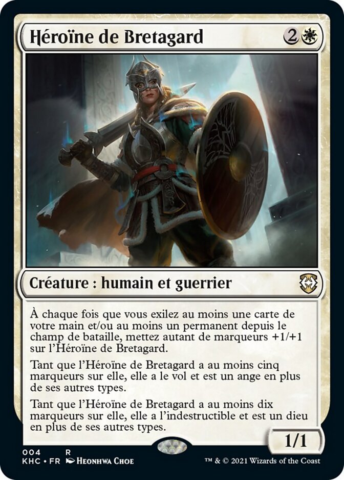 Héroïne de Bretagard — Kaldheim Commander 4/119