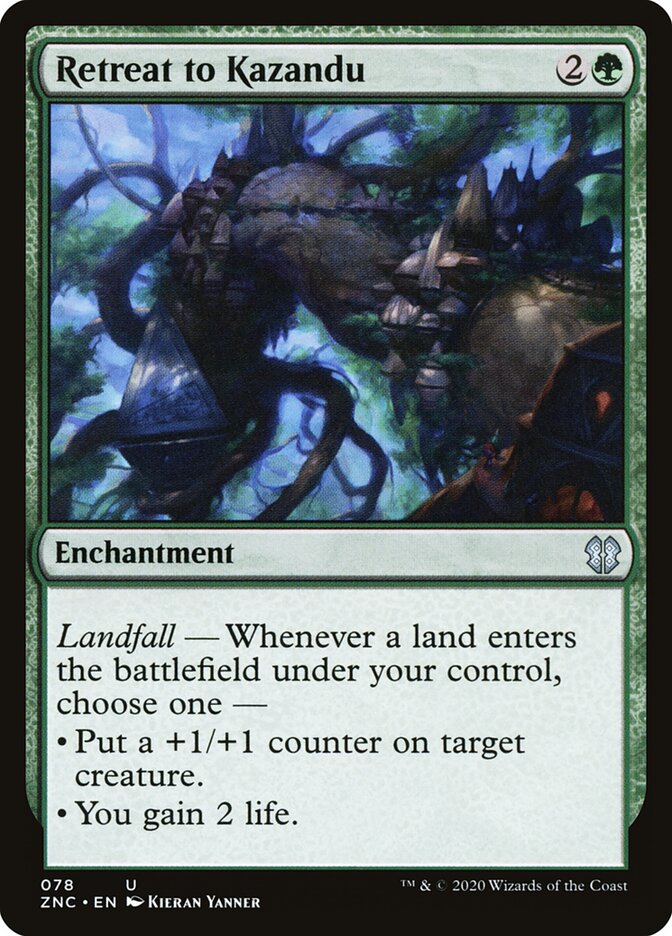 Retreat to Kazandu — Zendikar Rising Commander 78/142