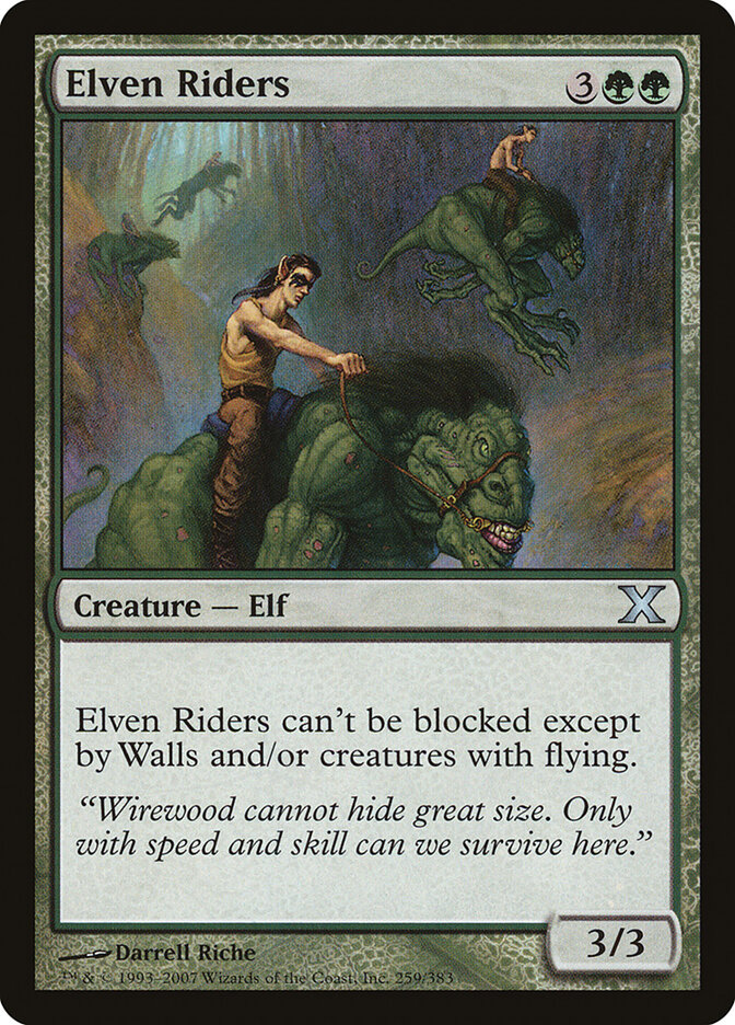 Cavaliers elfes — Tenth Edition 259/510