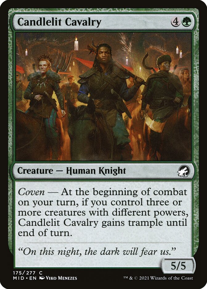Candlelit Cavalry — Innistrad: Midnight Hunt 175/398