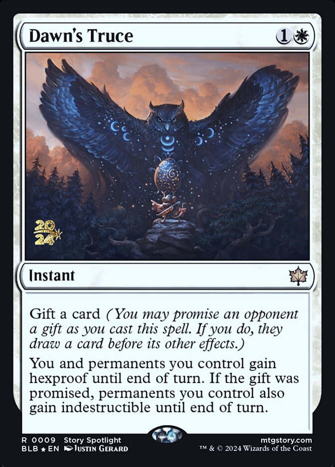 Dawn's Truce — Bloomburrow Promos 9s/160