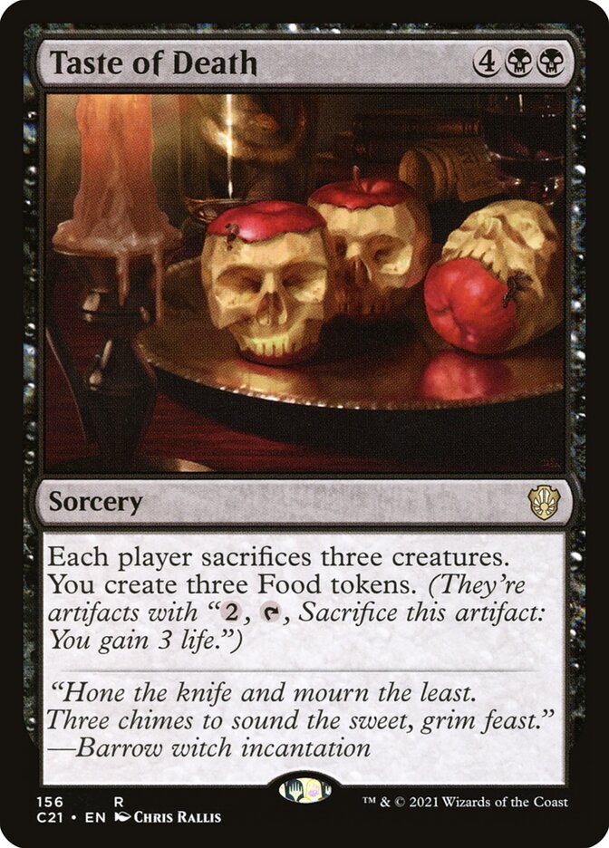 Taste of Death — Commander 2021 156/409