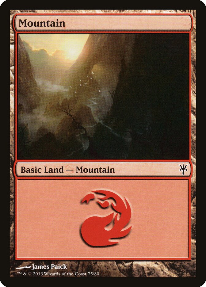 Mountain — Duel Decks: Sorin vs. Tibalt 75/80