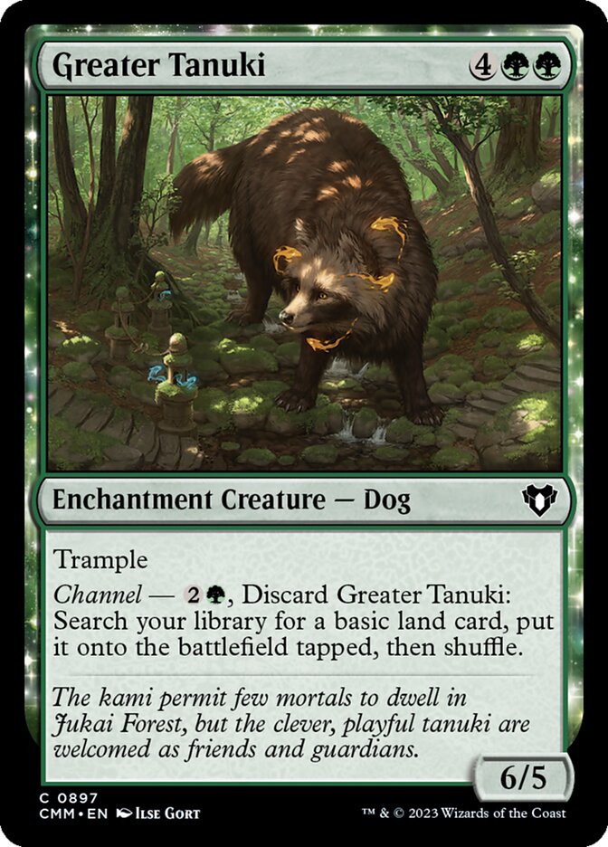 Grand tanuki — Commander Masters 897/1067