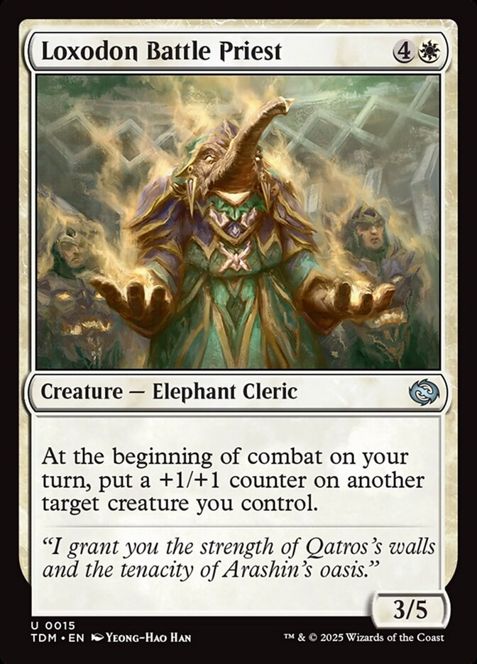 Loxodon Battle Priest — Tarkir: Dragonstorm 15/427