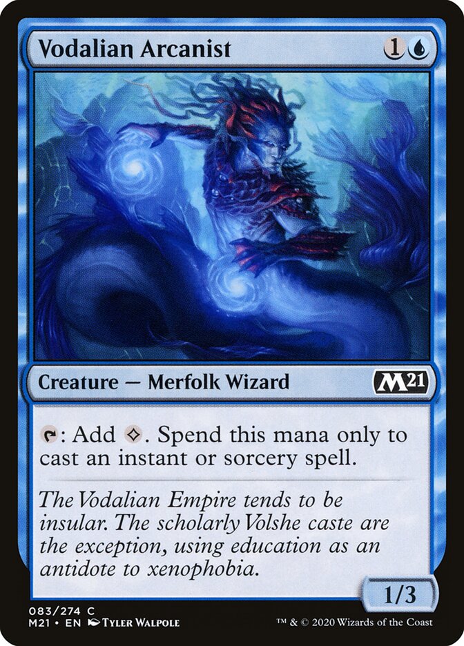 Vodalian Arcanist — Core Set 2021 83/397