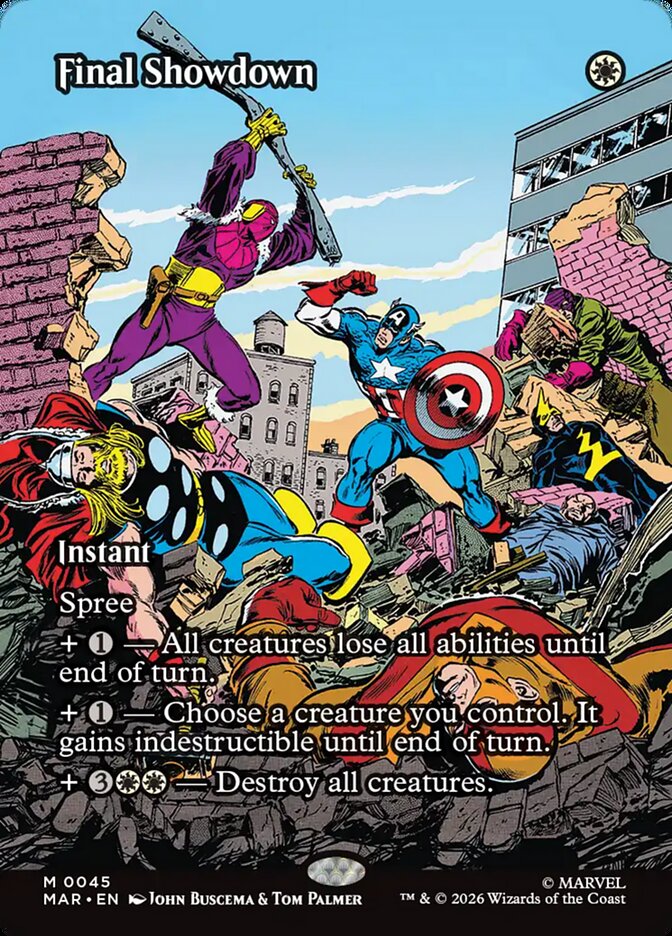Final Showdown — Marvel Universe 45/100