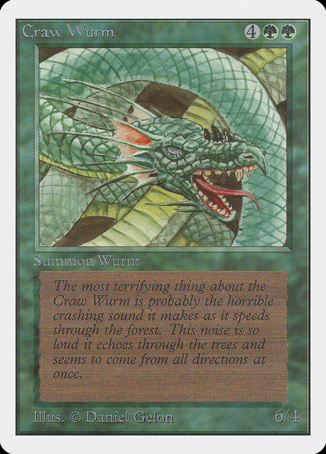 Craw Wurm — Unlimited Edition 191/302