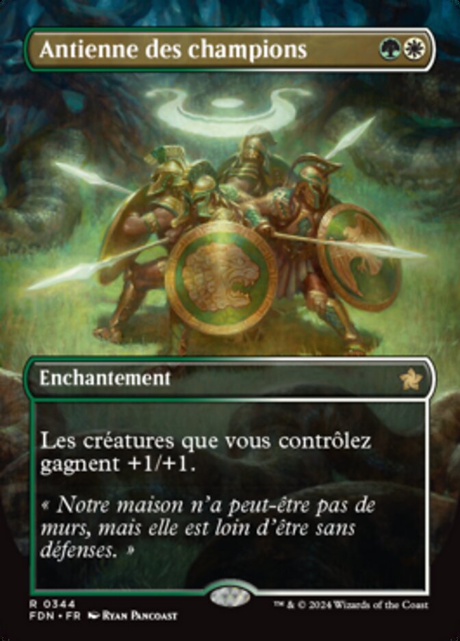 Antienne des champions — Foundations 344/771