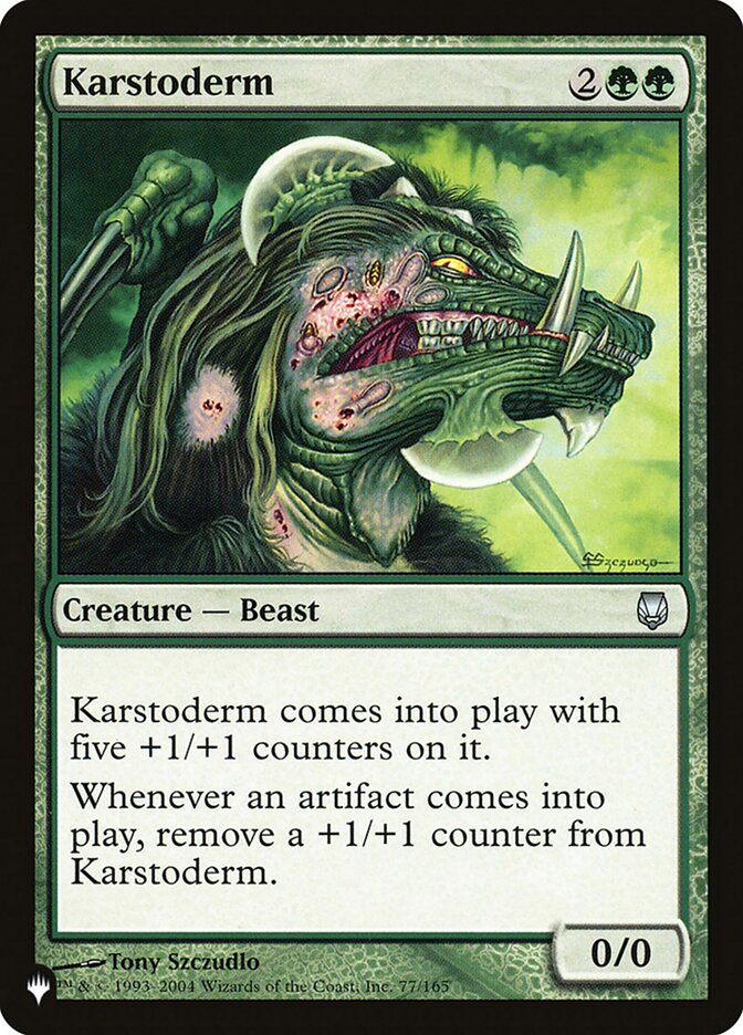 Karstoderm — The List DST-77/5581
