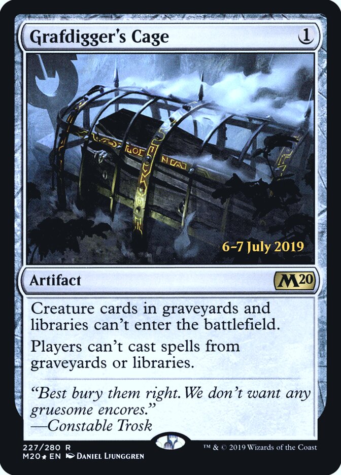 Grafdigger's Cage — Core Set 2020 Promos 227s/144
