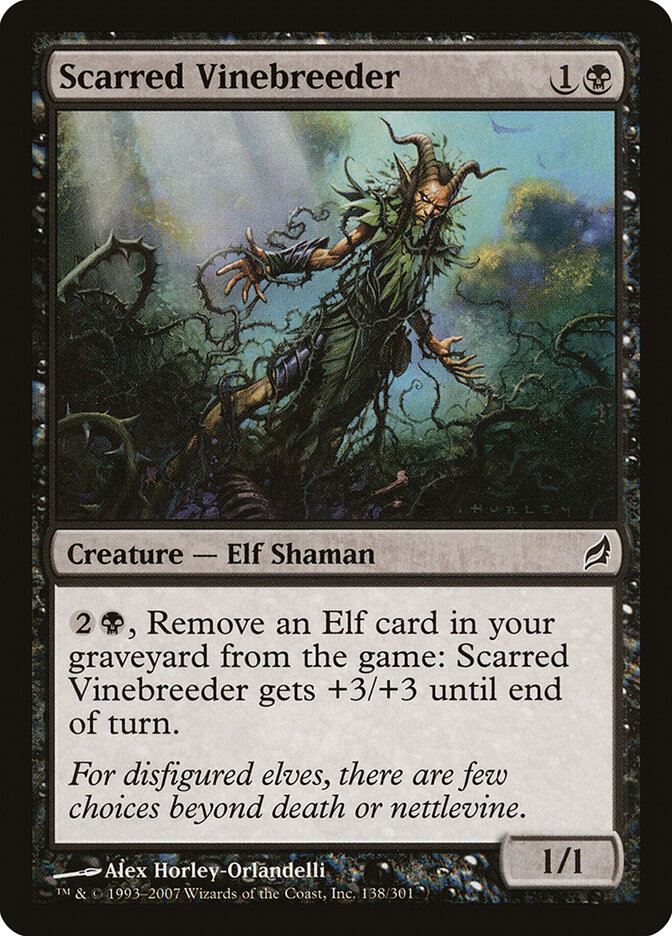 Scarred Vinebreeder — Lorwyn 138/301