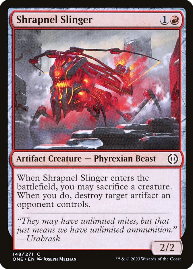 Shrapnel Slinger — Phyrexia: All Will Be One 148/479