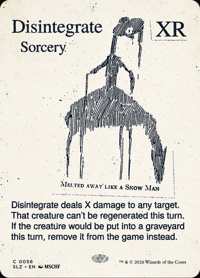 Disintegrate — The Zeta Set 56/363