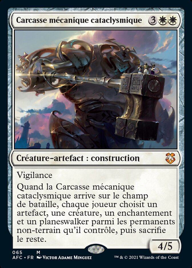 Carcasse mécanique cataclysmique — Forgotten Realms Commander 65/331