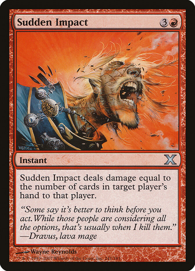 Sudden Impact — Tenth Edition 241/510