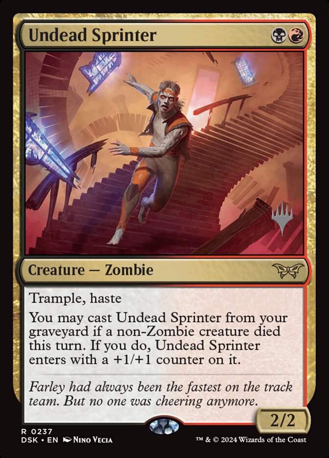 Undead Sprinter — Duskmourn: House of Horror Promos 237p/160
