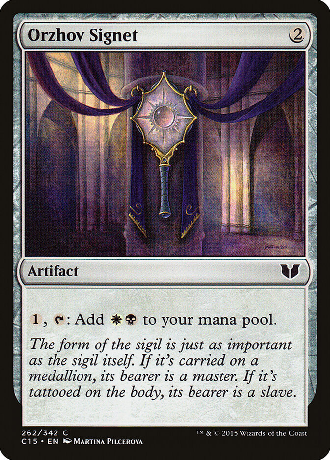 Orzhov Signet — Commander 2015 262/342