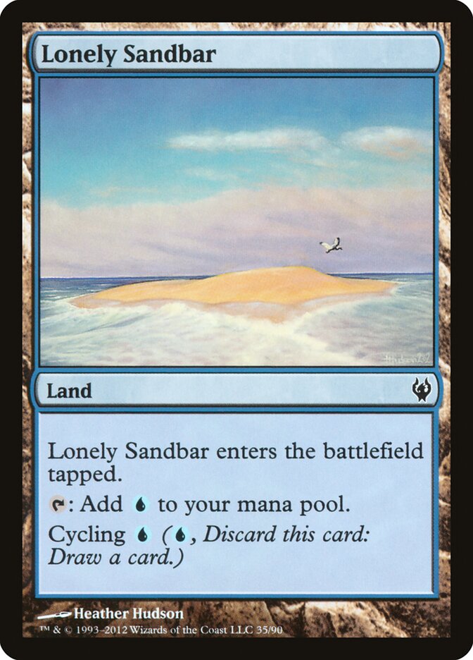 Lonely Sandbar — Duel Decks: Izzet vs. Golgari 35/90