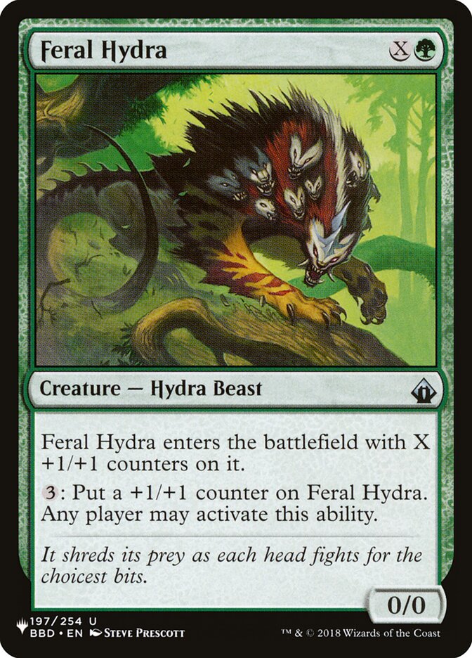 Feral Hydra — The List BBD-197/5581