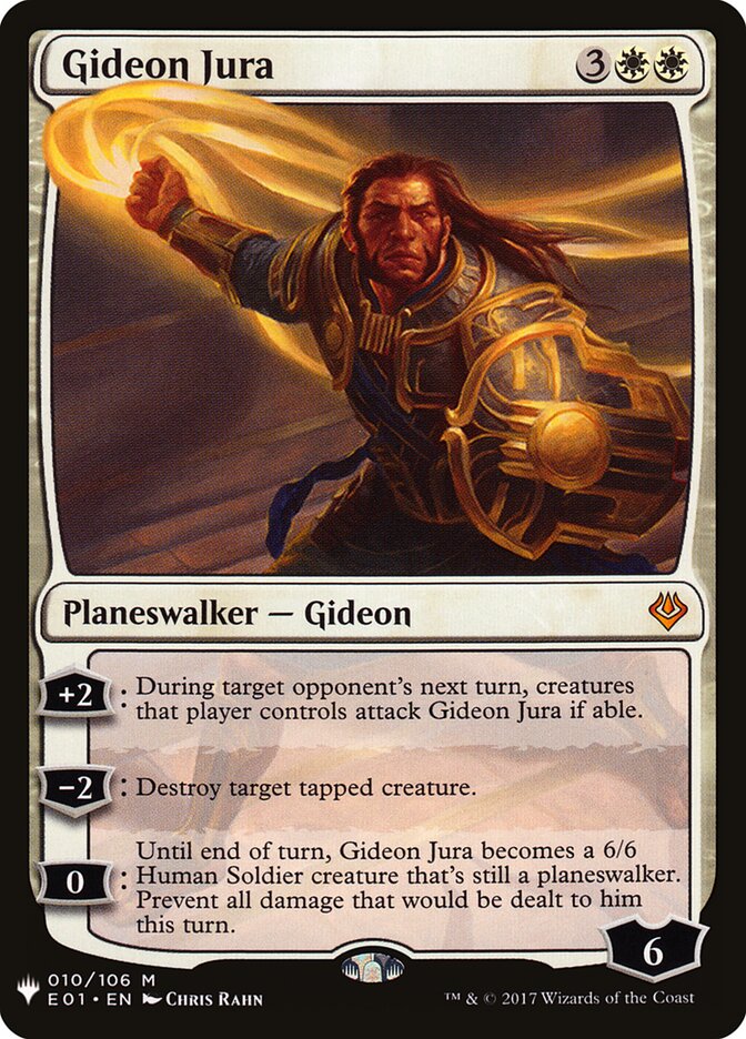 Gideon Jura — The List E01-10/5581