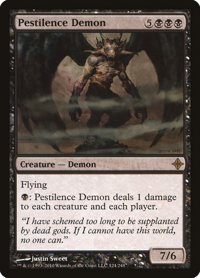 Pestilence Demon — Rise of the Eldrazi 124/248
