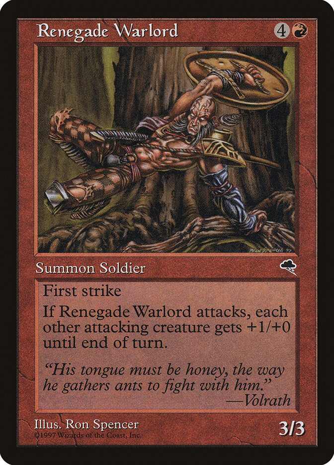 Renegade Warlord — Tempest 197/350