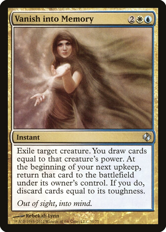 Vanish into Memory — Duel Decks: Venser vs. Koth 31/77