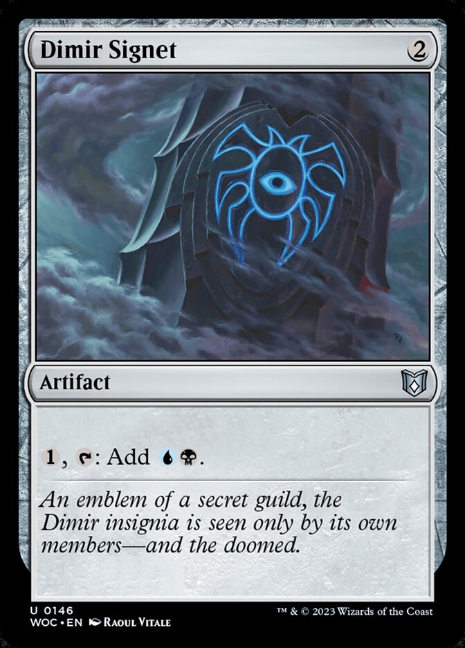 Dimir Signet — Wilds of Eldraine Commander 146/173