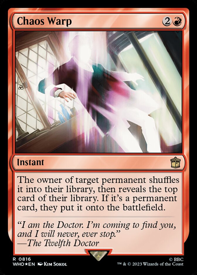 Chaos Warp — Doctor Who 816/1178