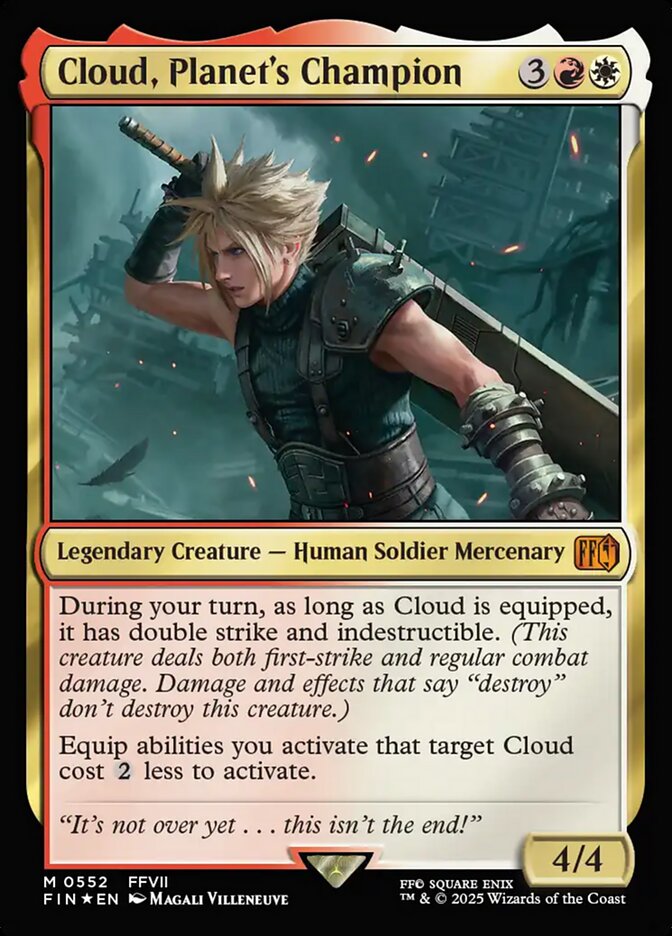 Cloud, Planet's Champion — Final Fantasy 552/595