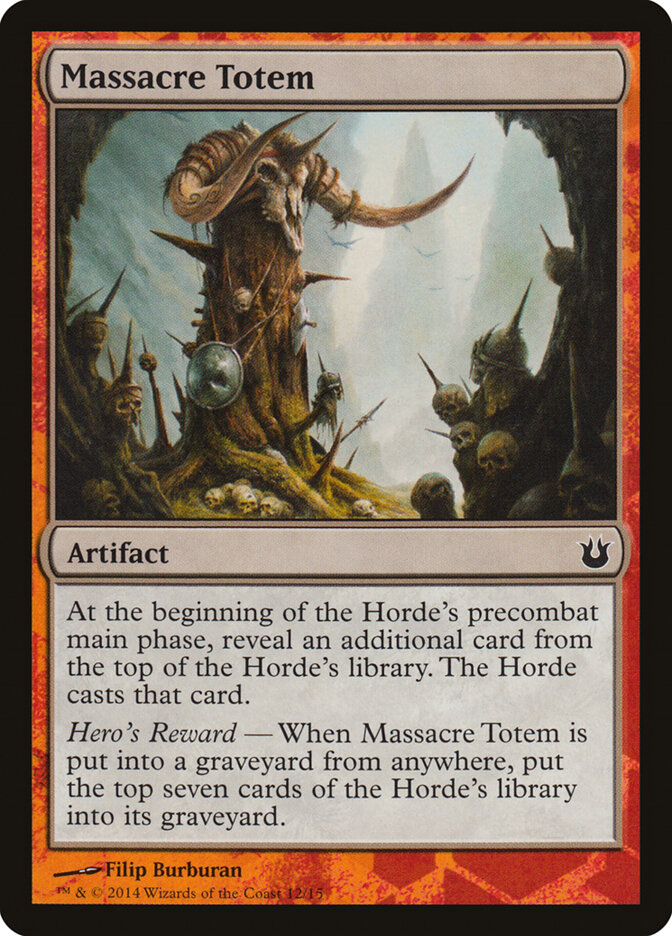 Massacre Totem — Battle the Horde 12/15