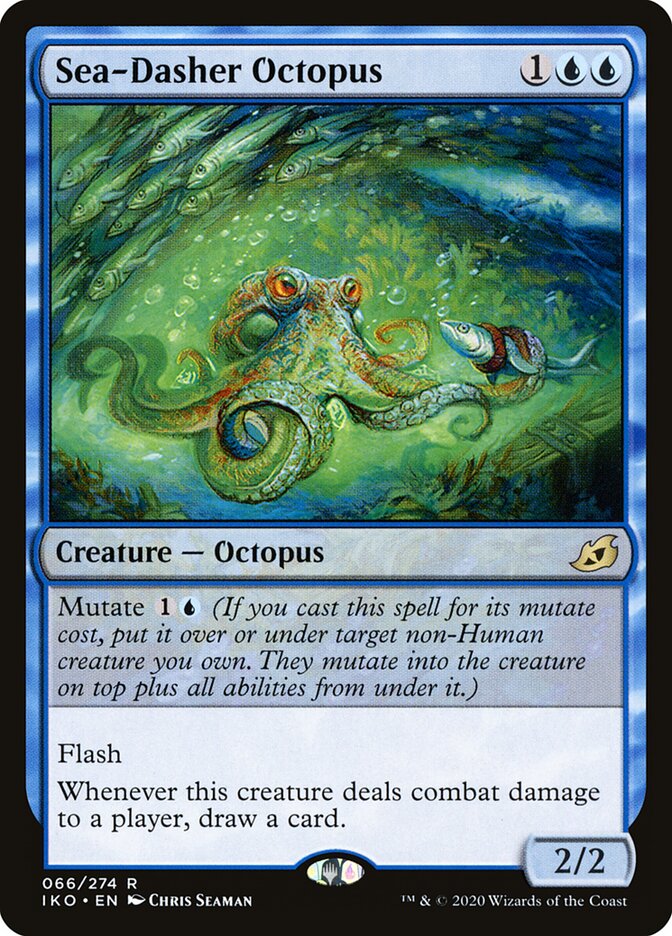 Sea-Dasher Octopus — Ikoria: Lair of Behemoths 66/388