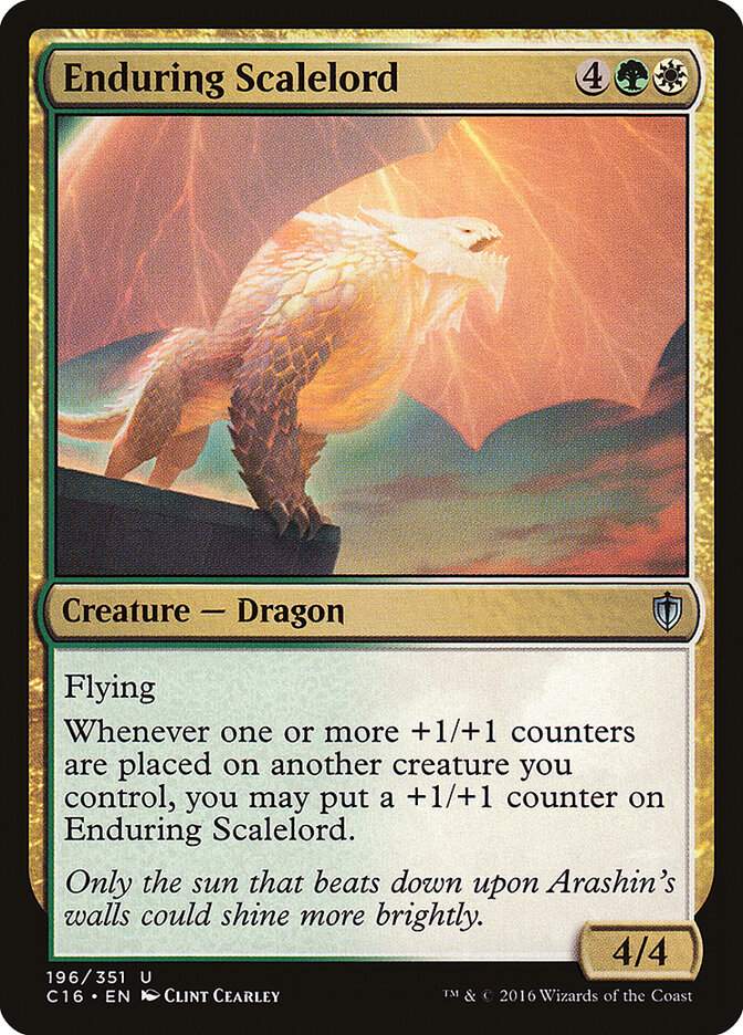 Enduring Scalelord — Commander 2016 196/351