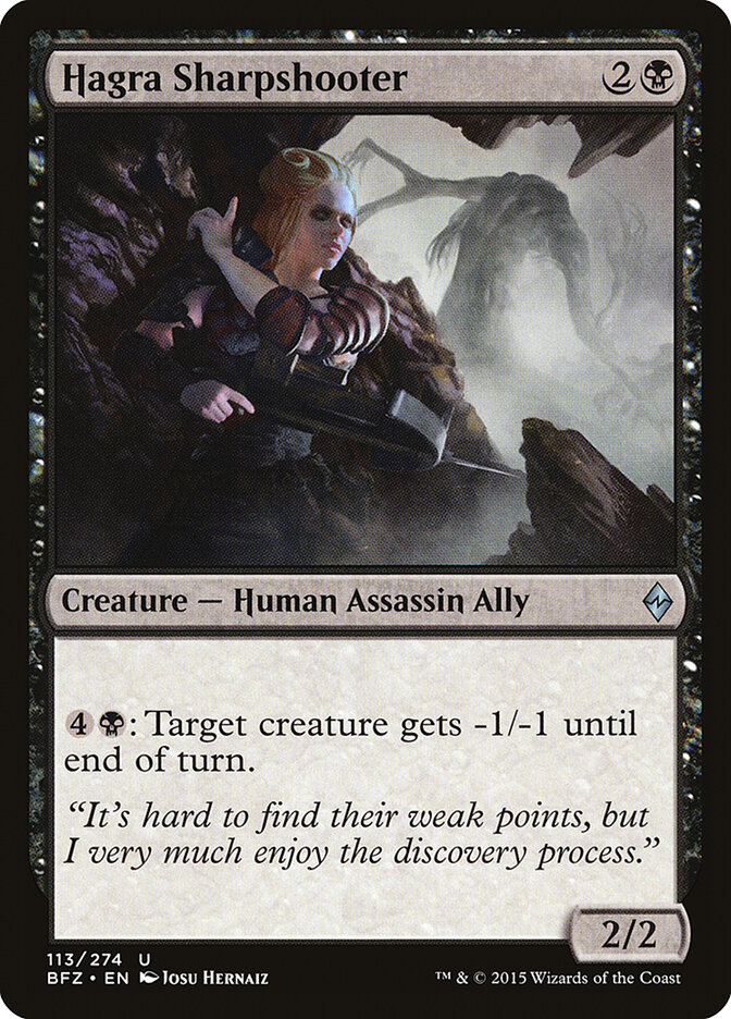 Hagra Sharpshooter — Battle for Zendikar 113/299