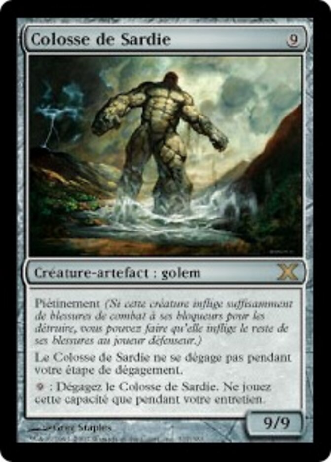 Colosse de Sardie — Tenth Edition 317/510