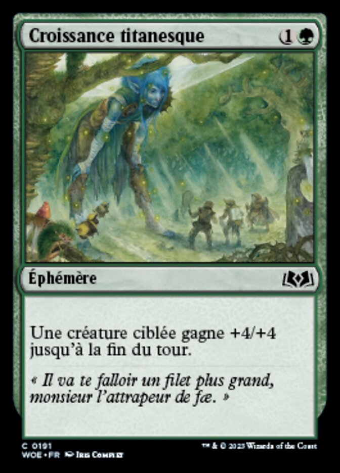 Croissance titanesque — Wilds of Eldraine 191/381