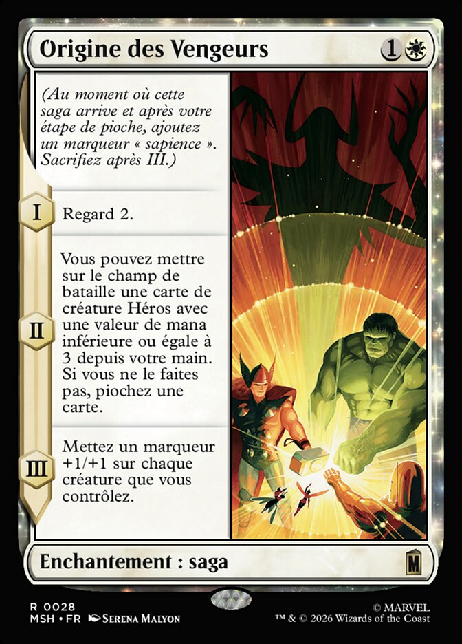 Origine des Vengeurs — Marvel Super Heroes 28/453