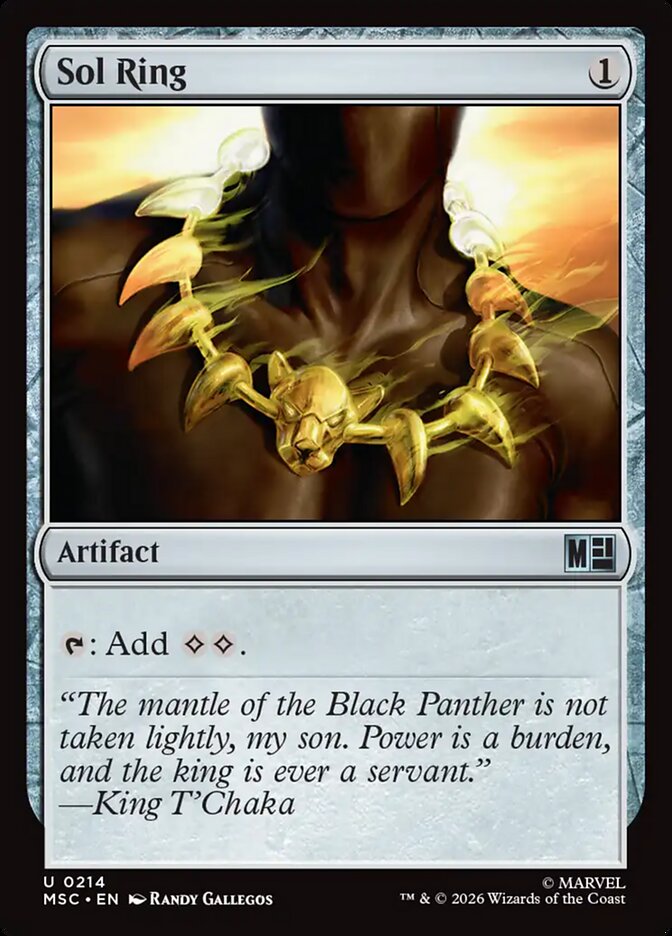 Sol Ring — Marvel Super Heroes Commander 214/866