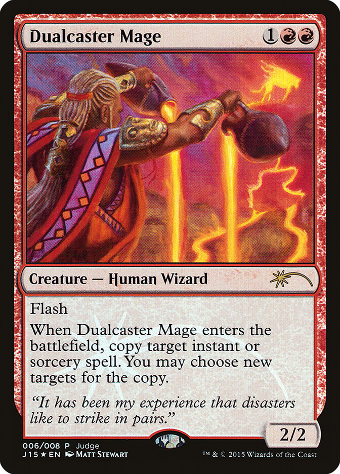 Dualcaster Mage — Judge Gift Cards 2015 6/8