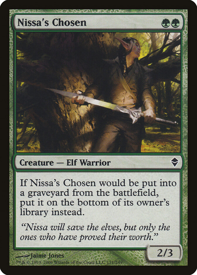 Nissa's Chosen — Zendikar 171/269