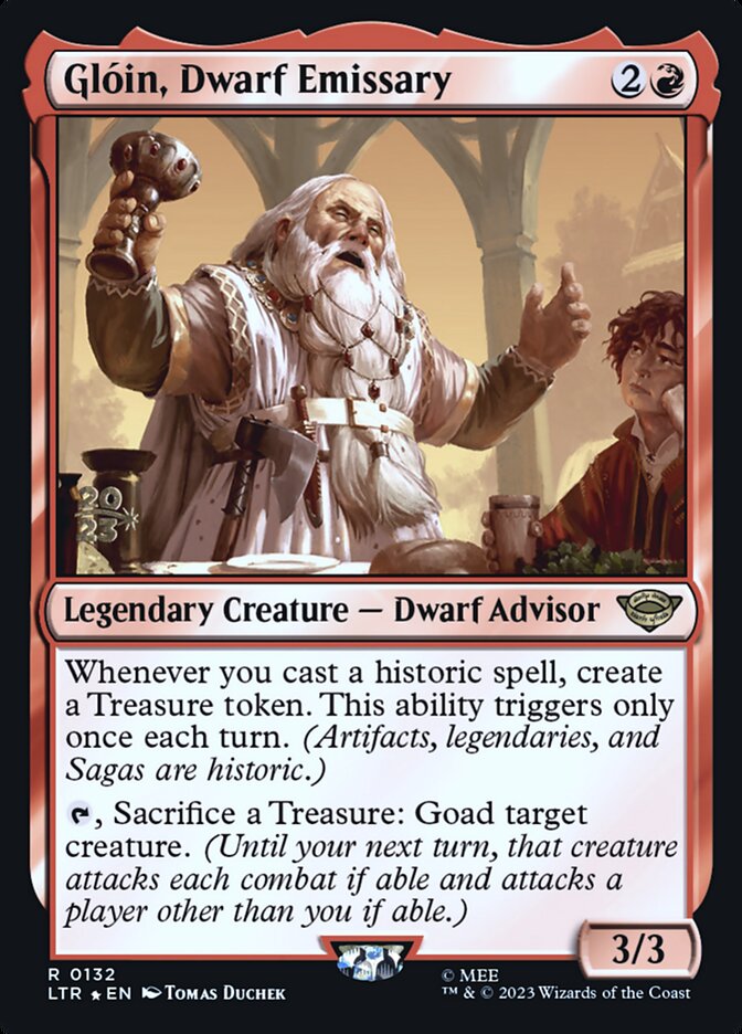Glóin, Dwarf Emissary — Tales of Middle-earth Promos 132s/86