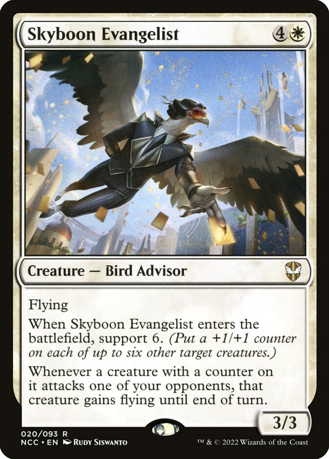 Skyboon Evangelist — New Capenna Commander 20/447