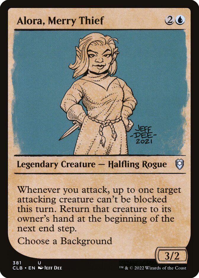 Alora, voleuse joyeuse — Commander Legends: Battle for Baldur's Gate 381/936