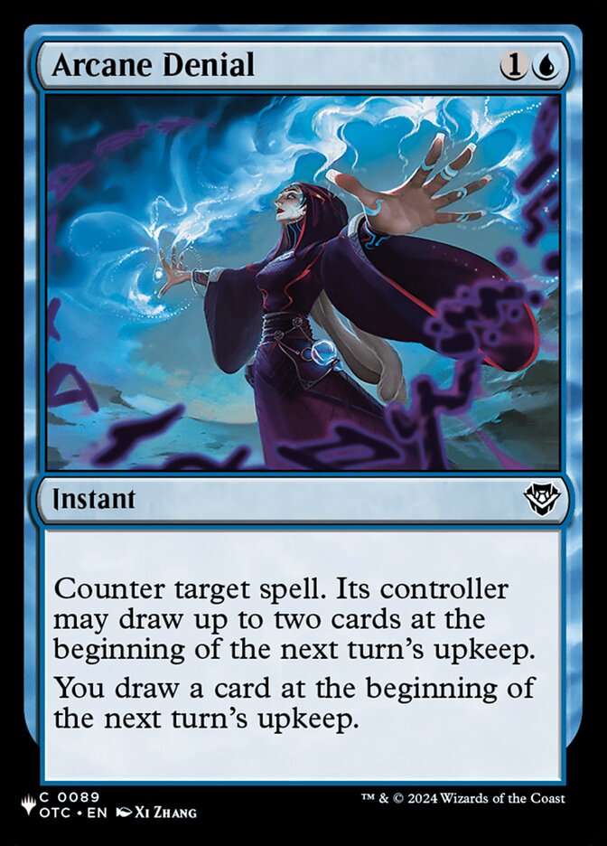 Arcane Denial — The List OTC-89/5581