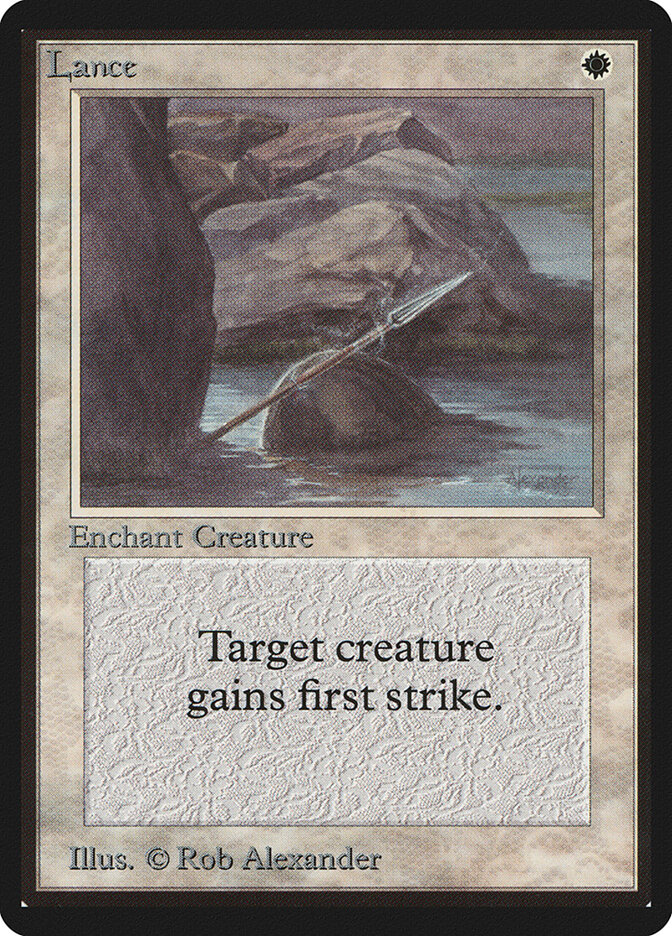 Lance — Limited Edition Beta 28/302