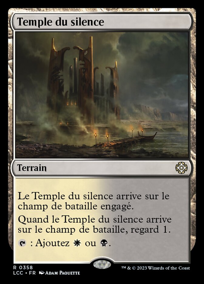 Temple du silence — The Lost Caverns of Ixalan Commander 358/370