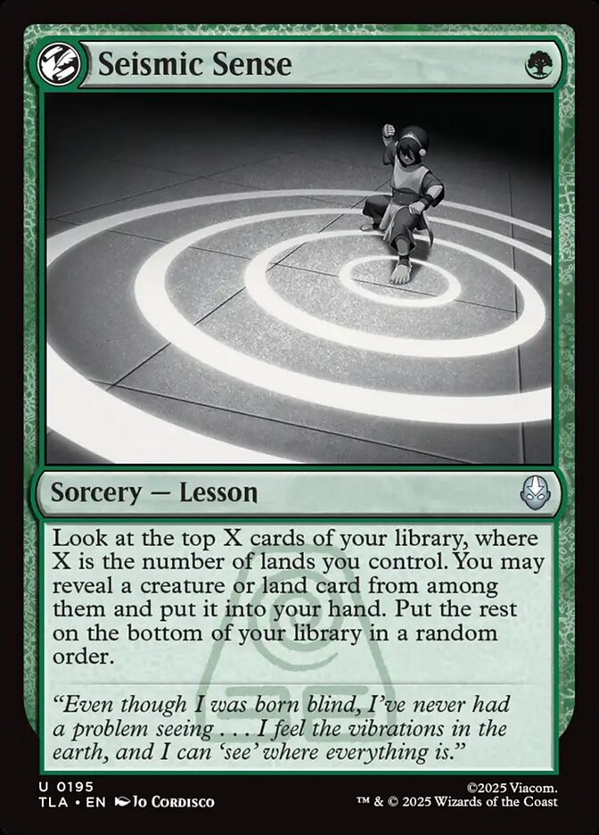 Seismic Sense — Avatar: The Last Airbender 195/394