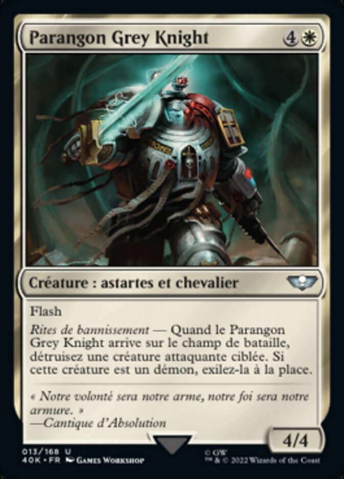 Parangon Grey Knight — Warhammer 40,000 Commander 13/617